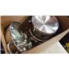 Image 2 : 2 BOXES OF POTS AND PANS