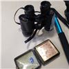 Image 2 : BINOCULARS, JUNGHANS CLOCK, FISHING REEL AND SELFY STICKS