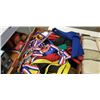 Image 2 : TRAY OF CURTAINS AND TRAY OF MARTIAL ARTS BELTS AND MEDALS