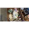 Image 2 : BOX OF CANDLES AND BOX OF BACARDI GLASSES, CLOCK, ETC