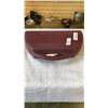 Image 1 : NEW EASTERN TEASET IN CASE AND SILK FRAMED PICTURE ON STAND