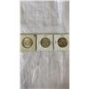 Image 5 : 3 USA SILVER 50 CENT J.K KENNEDY 1964, 165, 1966