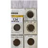 Image 2 : 15 CANADIAN LARGE CENTS QUEEN VICTORIA TO KING GEORGE VII TO KING GEORGE V 1901-1920 - ALL OVER 100 