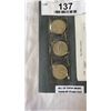 Image 2 : GEORGE V 5 CENT COINS 1922, 1927, 1928