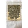 Image 2 : 100 Canadian five cent coins King George the eighth 1937 to 1952