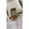 Image 5 : 2 STAINLESS RINGS, CUFFLINK AND PIN SET, AND FISCHER 24KT PLATED WATCH