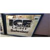Image 2 : 2 MIRRORED BUDWEISER ICE ADVERTS