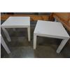 Image 2 : 3 WHITE IKEA ENDTABLES