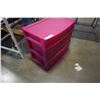 Image 3 : PINK 3 DRAWER ORGANIZER