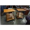 Image 2 : PAIR OF VILAS MAPLE ENDTABLES