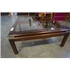 Image 3 : GLASSTOP COFFEE TABLE