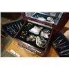 Image 8 : MODERN JEWELRY BOX WITH CONTENTS