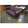 Image 2 : STUDDED TUFTED LEATHER SOFA