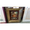 Image 1 : OIL ON PANEL PORTRAIT OF A MAN WITH COWBOY HAT, SIGNED
