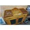 Image 2 : ANTIQUE MAPLE DISPLAY CABINET