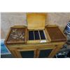 Image 3 : ANTIQUE MAPLE DISPLAY CABINET