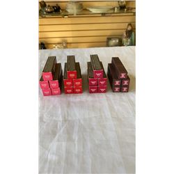 20 BRAND NEW BURTS BEES 100% NATURAL LIPSTICK, RETAIL $219.80 - 5 OF EACH COLOUR RUBY RIPPLE, MAGENT