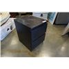 Image 2 : BLACK IKEA 2 DRAWER NIGHTSTAND