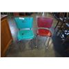 Image 2 : 2 RETRO KIDS CHAIRS