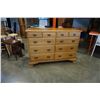 Image 2 : 10 DRAWER SOLID WOOD DRESSER