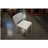 Image 8 : ORANGE DINING TABLE AND 4 WHITE CHAIRS