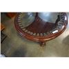 Image 3 : ROUND DESIGNER GLASSTOP COFFEE TABLE