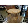 Image 1 : WICKER COFFEE TABLE