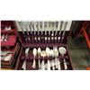 Image 2 : 2 CUTLERY CANTEENS W/ SILVER PATE CUTLERY