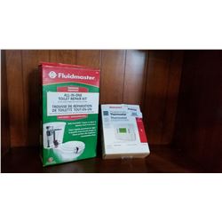 NEW HONEYWELL THERMOSTAT AND TOILET REPAIRS KIT