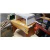 Image 2 : 2 Handcrafted stools, metal box and newfoundland wall
