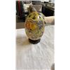 Image 2 : 3 CLOISONNE LIDDED CONTAINERS AND HAND PAINTED EGG