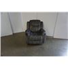 Image 8 : BRAND NEW MODERN VELVET 3 PIECE SOFA SET W/ DROP DOWN CONSOLE AND ROCKING RECLINER - RETAIL $2499