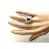 Image 4 : 1.75 CTW Natural Ruby And Diamond Ring In 18K Yellow Gold