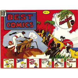 Best Comics #1 (Better Publications, 1939) FN/VF