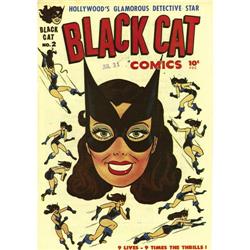Black Cat #2 (Harvey, 1946) Condition: NM-. Overstreet