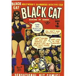 Black Cat #8 Mile High pedigree (Harvey, 1947) Conditio