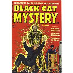 Black Cat Mystery #33 Mile High pedigree (Harvey, 1952)