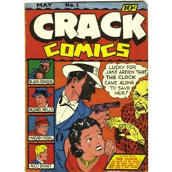 Crack Comics #1 (Quality, 1941) Condition: VG/FN. The i