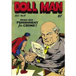 Doll Man #17 Mile High pedigree (Quality, 1948) Conditi