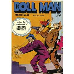 Doll Man #21 Mile High pedigree (Quality, 1949) Conditi