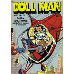Doll Man #22 Mile High pedigree (Quality, 1949) Conditi