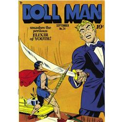 Doll Man #24 Mile High pedigree (Quality, 1949) Conditi