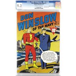 Don Winslow of the Navy #1 Mile High pedigree (Fawcett,