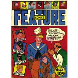 Feature Comics #27 (1939) Condition: VG+. 1st Doll Man