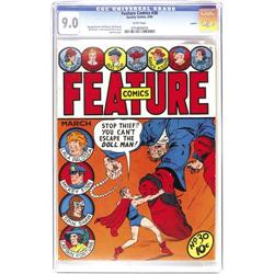 Feature Comics #30 Larson pedigree (1940) CGC 9.0