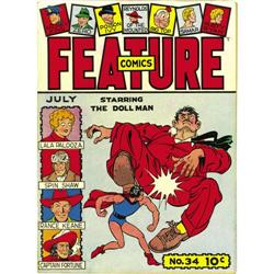 Feature Comics #34 Mile High pedigree (Quality, 1940) C
