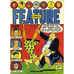 Feature Comics #57 Mile High (Quality, 1942) NM+