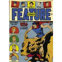 Feature Comics #105 Mile High pedigree (Quality, 1946)