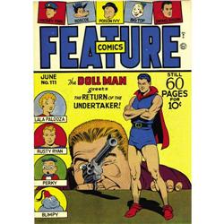 Feature Comics #111 Mile High pedigree (Quality, 1947)