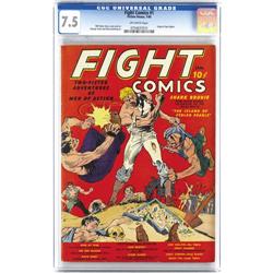 Fight Comics #1 (Fiction House, 1940) CGC VF- 7.5 Off-w